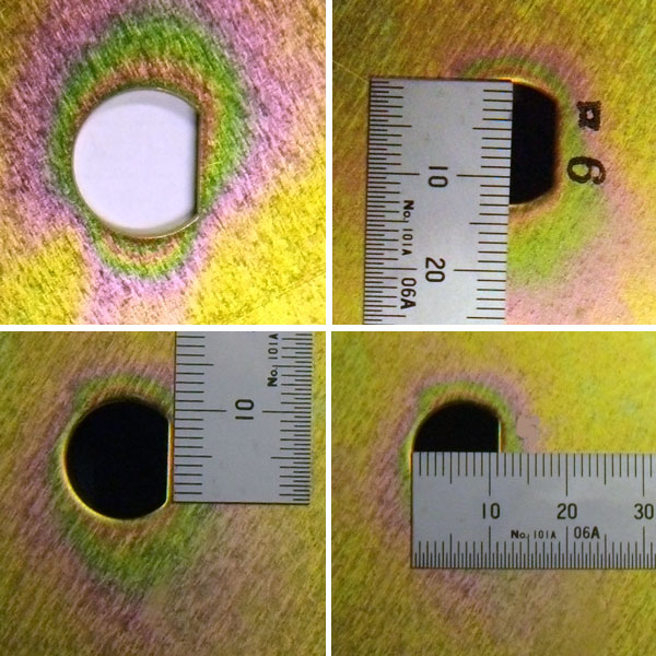 砥石の穴形状