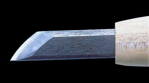 三木章ハイス鋼彫刻刀　ナギナタ型　説明